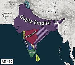 The Gupta Empire falls(c. 500)