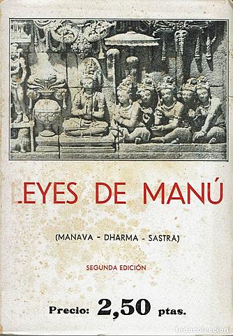 La india: Leyes de manu