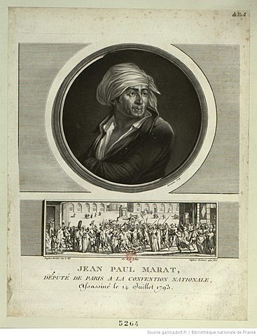 Marat se une a la convención