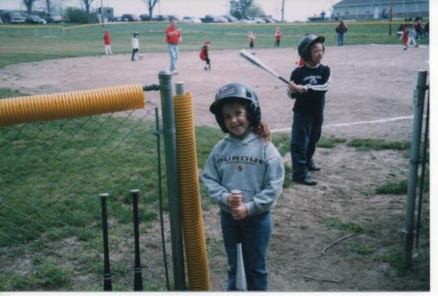 Hace por la primera vez que juge beisbol.