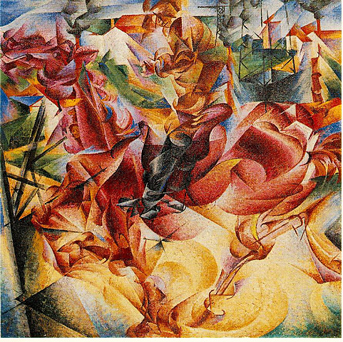 Elasticidad de Boccioni (1912)
