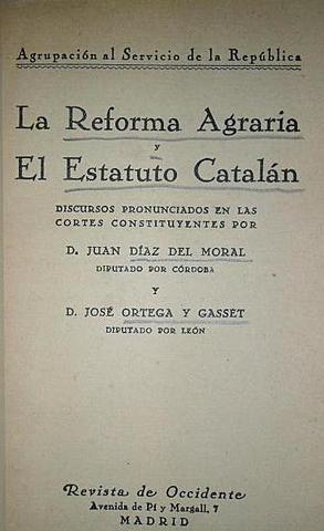 Reforma agraria y Estatuto catalán (Nuria)