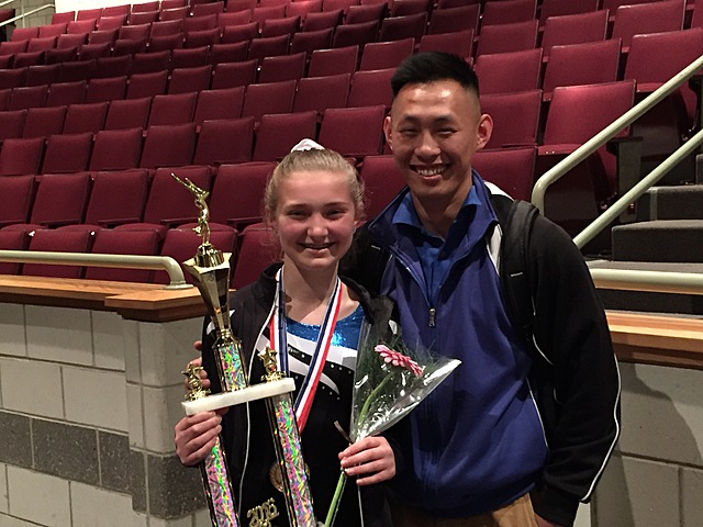 Yo empezé la gimnasia