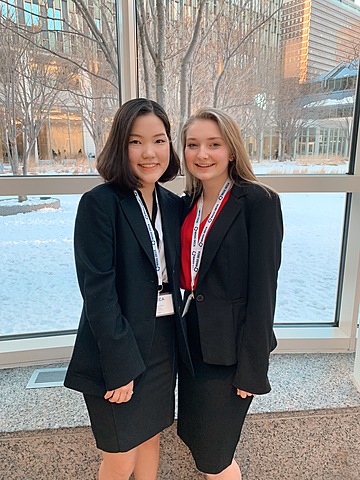 Yo fui a DECA con mi amigo Jess