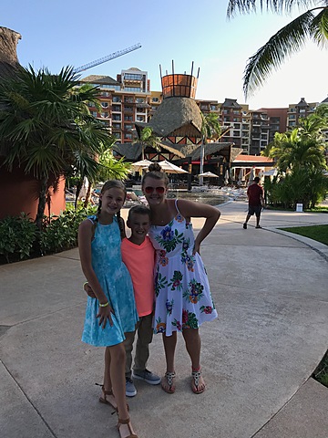 Mi familia y yo fuimos a México