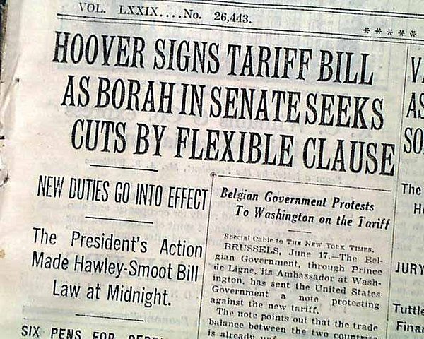 Hawley-Smoot Tariff