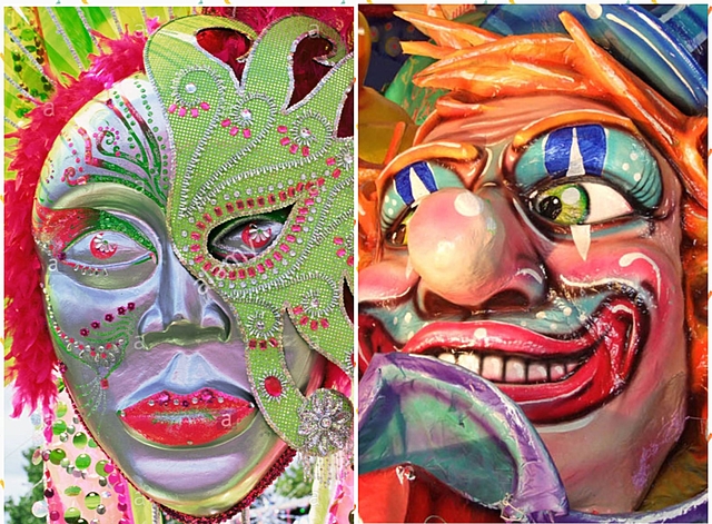 Realizzazione delle maschere di Carnevale