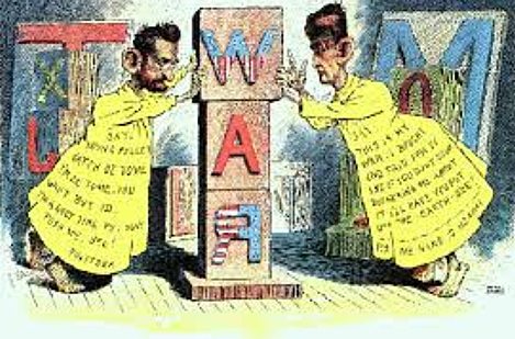 The Yellow press began to shape American public opinion with respect to Cubas civil war: