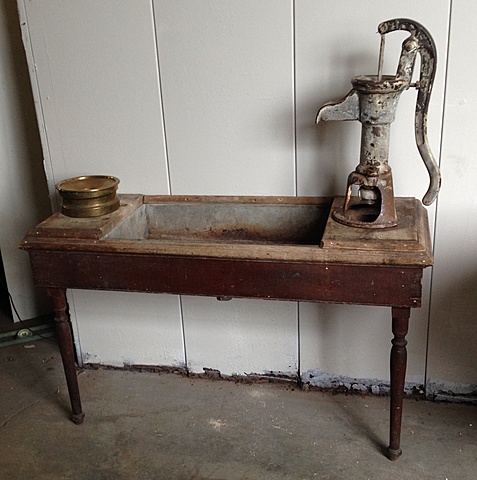 The first sink.