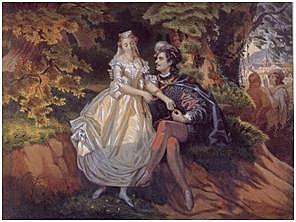 Tirso de Molina representa el "Burlador de Sevilla" y "Convidado de piedra".