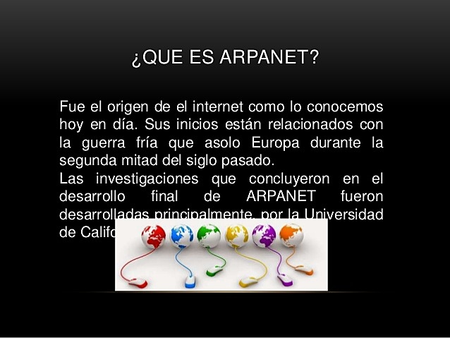 ARPANET Comienza Internet
