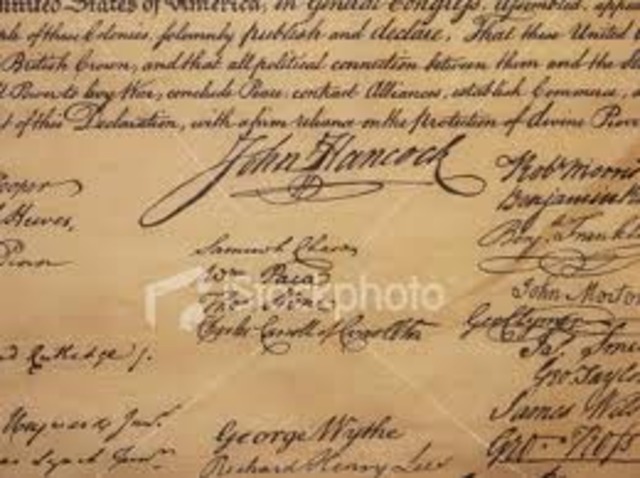 The Declaration of Independence