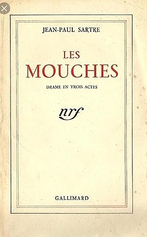 Jean-Paul Sartre, auteur des Mouches (1943)