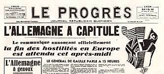 Fin de la guerre en Europe