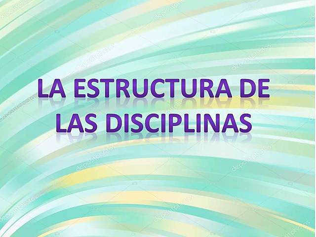 Estructura de las disciplinas