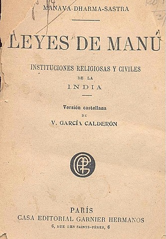 La India: Leyes de Manu