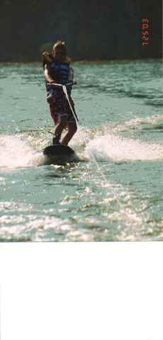 Por la primera vez yo abturo arriba en esquis