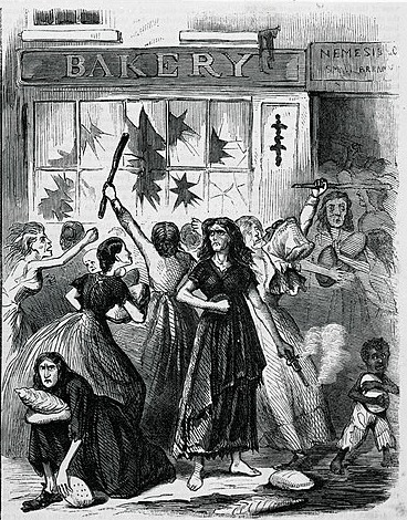 Escasez del pan y crisis económica