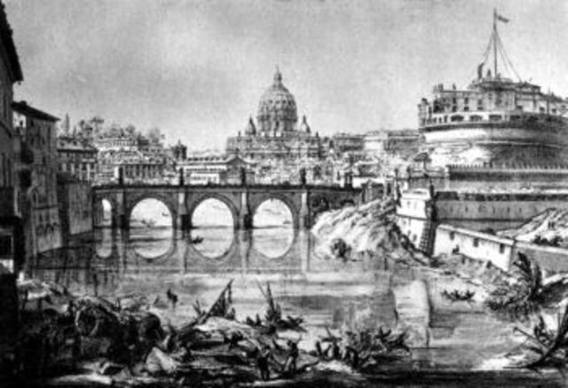 In 1709 he went to Rome in the service of the exiled Polish queen Marie Casimire