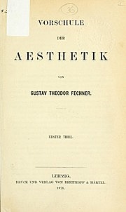 Vorschule Der Aesthetik.