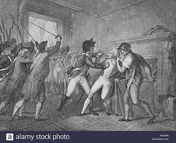 Arrestan a Robespierre.