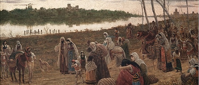 The expulsion of the Catholic kings.