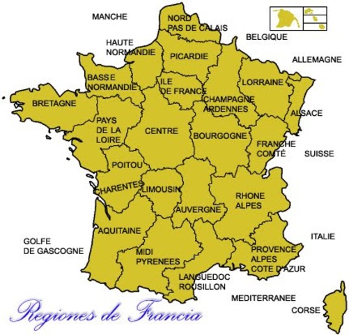 Instauración de una nueva organización territorial del país