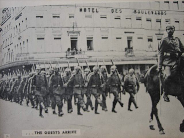 German troops enter Belgium