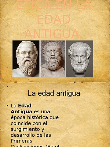 ETICA ANTIGUA