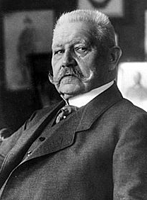 President Von Hindenburg dies