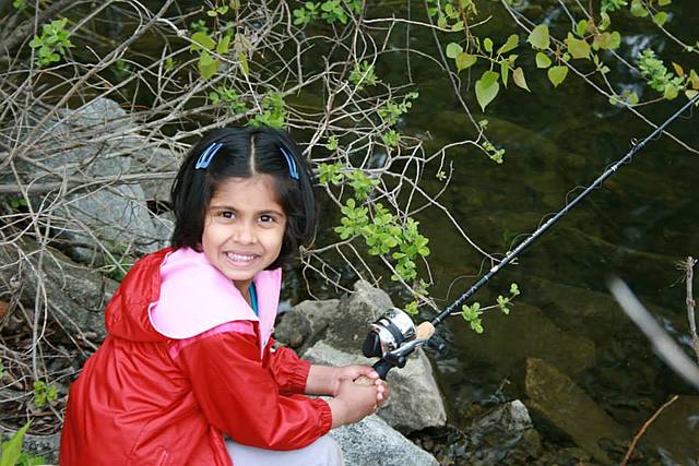 Fui a pescar por primera vez.