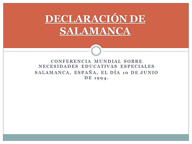 CONFEDERACIÓN MUNDIAL SOBRE NECESIDADES EDUCATIVAS ESPECIALES