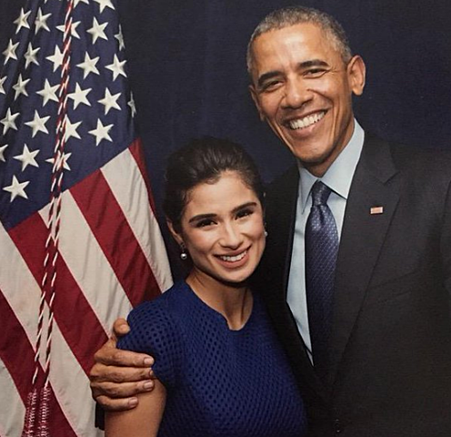 Diane meets the Barack Obama.