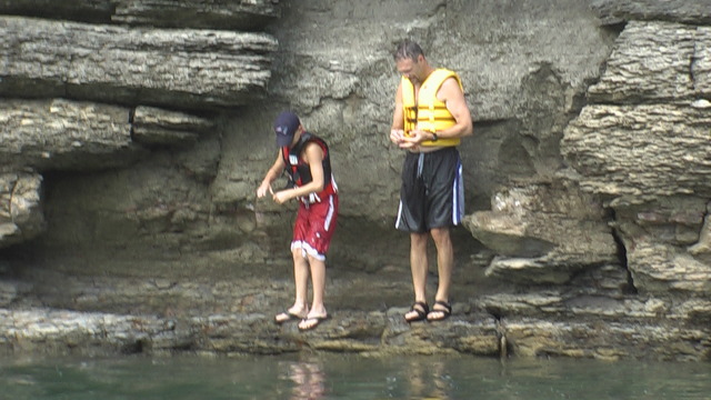 Hace tres años que yo nadé con Señor Waltz.