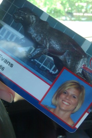 Transferred to The University of South Alabama