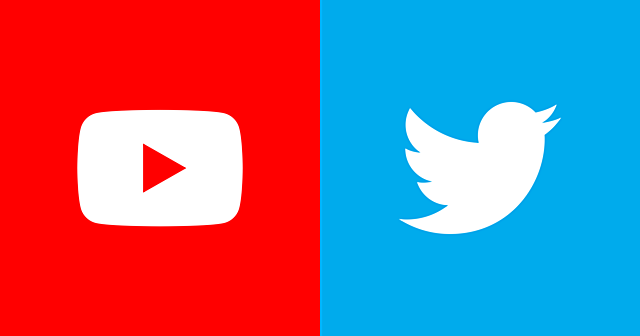 YOU TUBE AND TWITTER