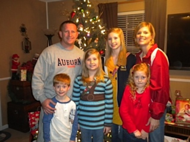 My family and I at Christmas