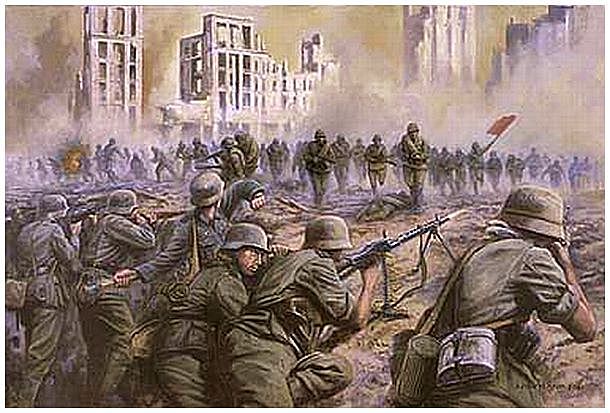 German offensive to Stalingrad