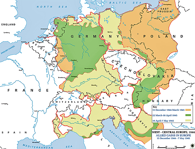 Liberation of east and center of Europe