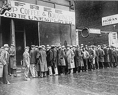 Inici de la gran Depressió.