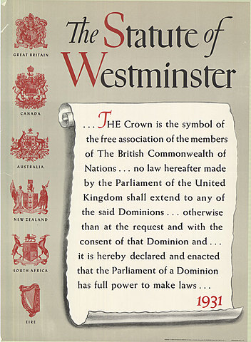 The Statute of Westminster
