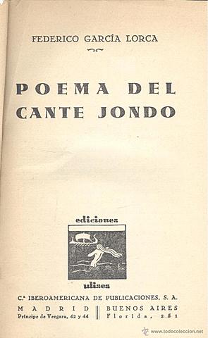 Poema del cante jondo