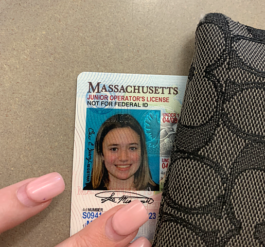 Yo recibí mi licencia.