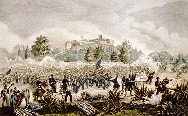 The Battle of Chapultepec (Mexico)