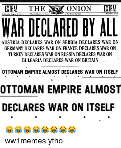 Russia Declared War on Turkey