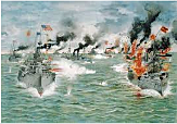 Destruction of Spanish Fleet in Cuba