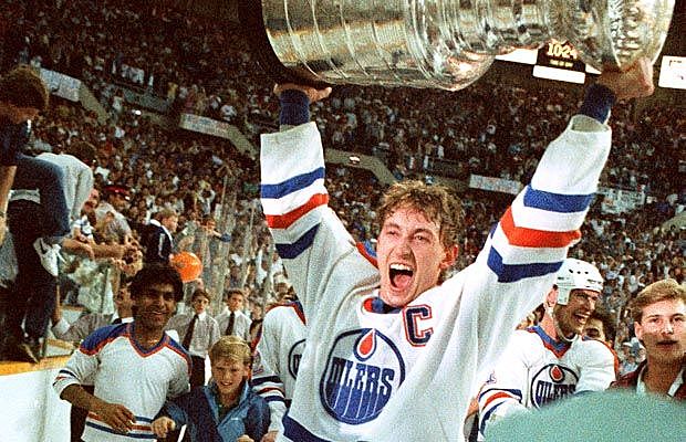 Wayne's first Stanley Cup