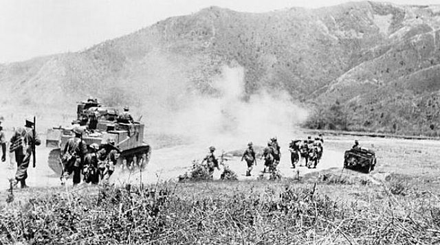 Japanese battalions move forward to base