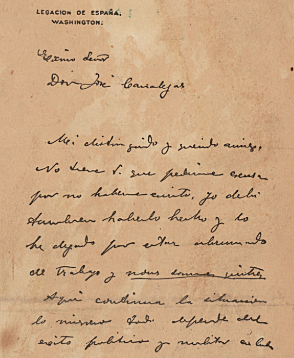 Publication of the De LÔme letter