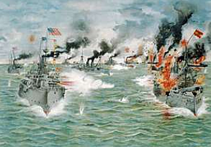 U.S. attack on Manila Bay